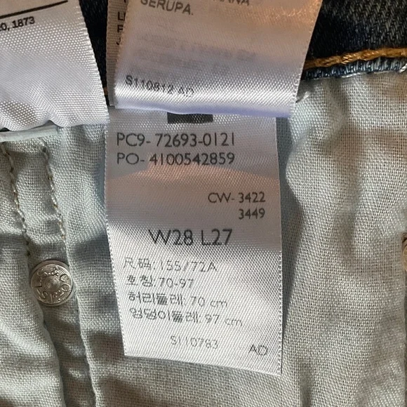 Levi's Ribcage straight ankle Fit women’s Denim Jeans - Picture 8 of 8